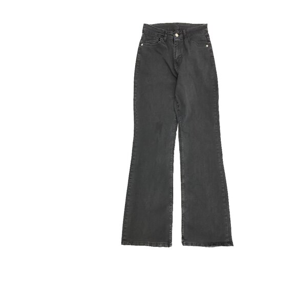 Unbranded Bootcut Women's size 27 Black Denim Jeans - Picture 1 of 4